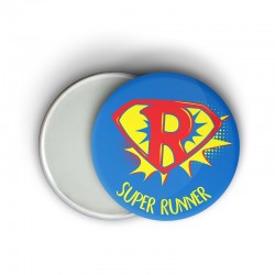Magnet message humoristique running - Super runner - Cadeau trail running