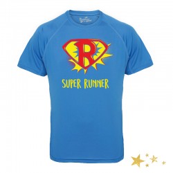 t-shirt running humour - super héros - idée cadeau de Noël fun course à pied